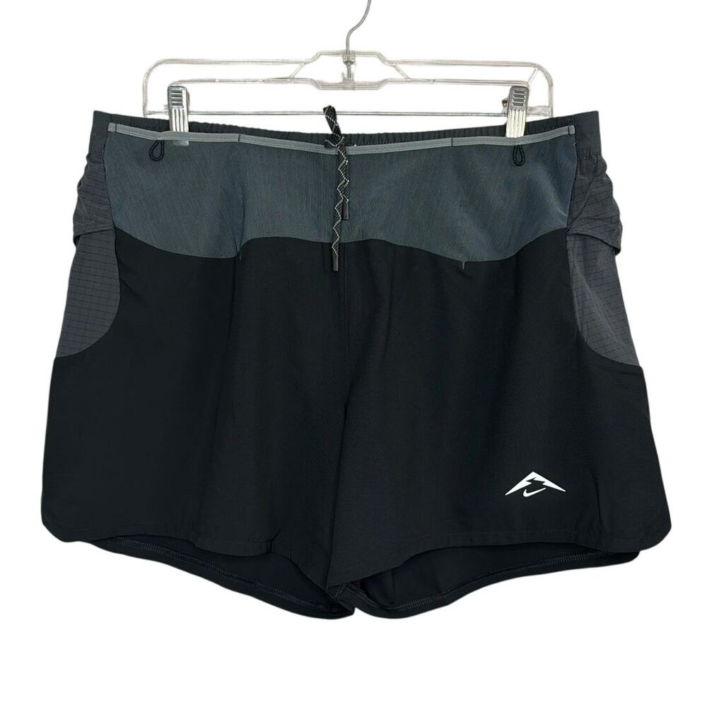Nike Dri-Fit Trail ADV Second Sunrise 5" Lined Running Shorts Size L HJ3572-010 - Picture 6 of 10